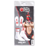 Kinky Puppy Socks Chaussettes Good Boy Blanc-Rouge